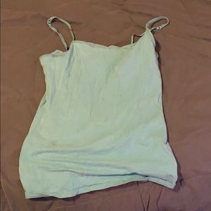Mint green tank top